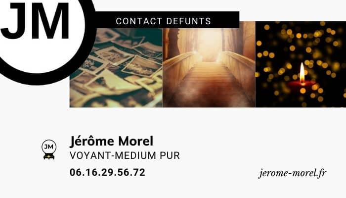 entrer en contact avec un defunt avec jerome morel