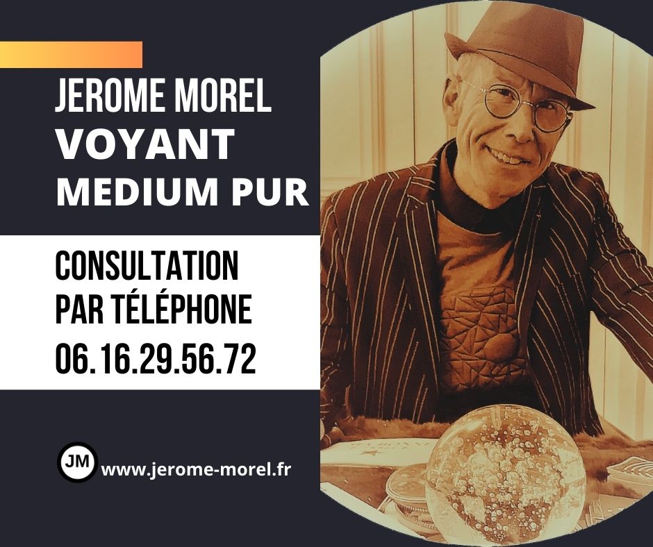 Jérôme Morel Voyant et Médium Pur au téléphone